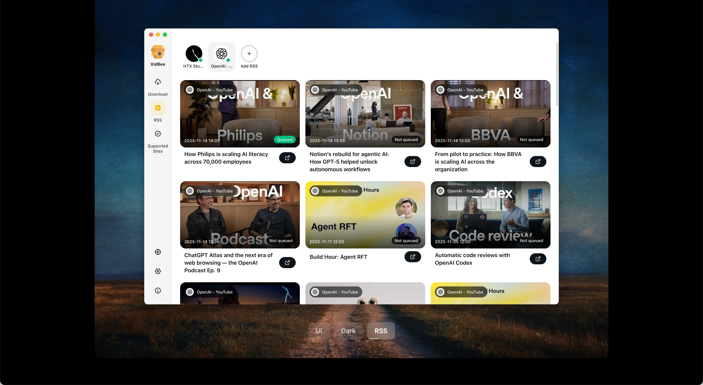 Smart Video Content Management Interface
