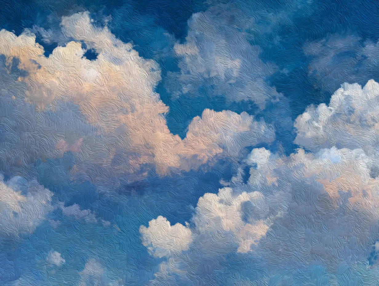 Dreamy Sky with Clouds