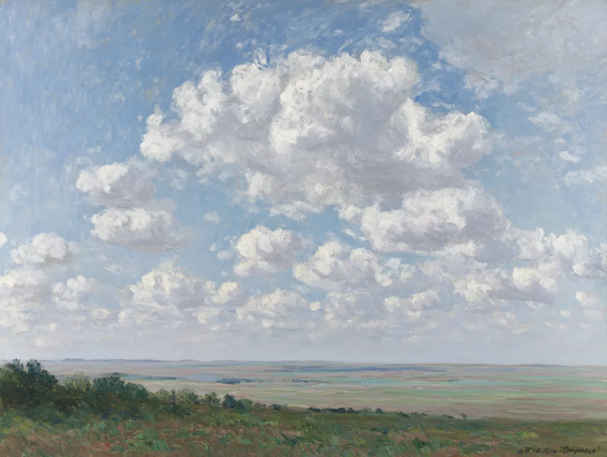 Cloudy Sky Over the Plains