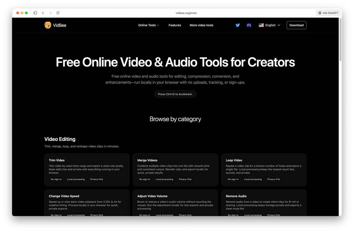 Online Video &amp; Audio Creation Tools